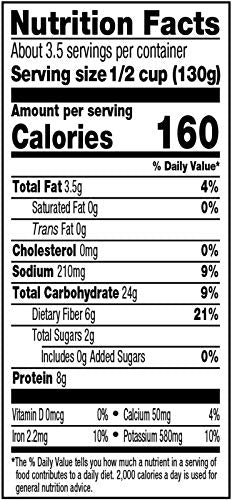 Amy's organic pinto beans ingredients highlight non-GMO and organic sourcing.