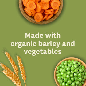 Amy's Soup ingredients include tomatoes, carrots, celery and barley for a hearty vegan base.