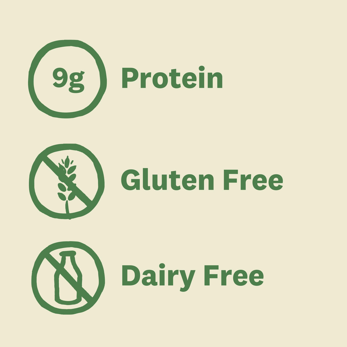 Nutrition facts panel on Amy's lentil soup, protein and fiber support
