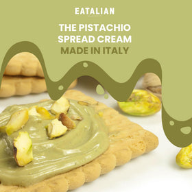AMZ BETTER EATALIAN pistachio cream on bread elevates breakfast with nutty sweetness.