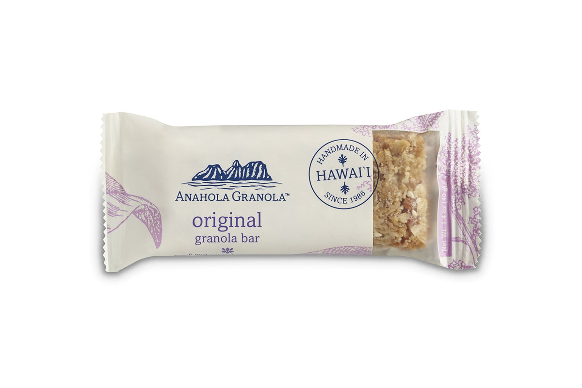 Anahola Granola Original Bars package, ideal for on-the-go healthy snacking.
