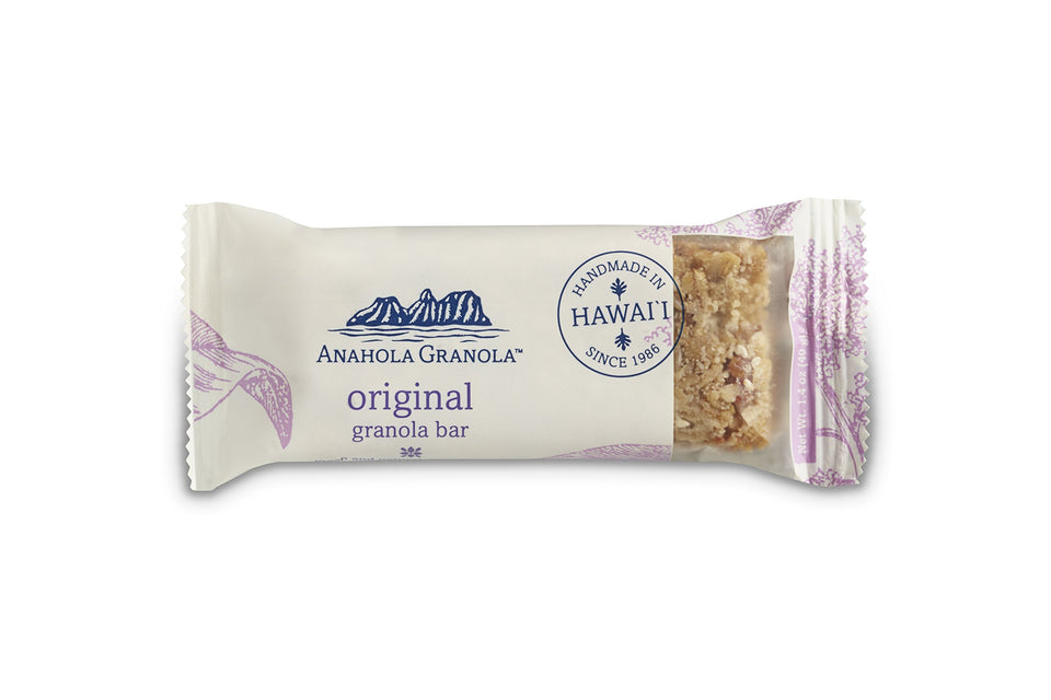 Anahola Granola Original Bars package, ideal for on-the-go healthy snacking.