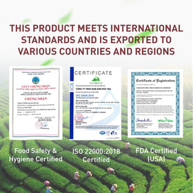 ISO HACCP certified processing supports safety and consistent quality.