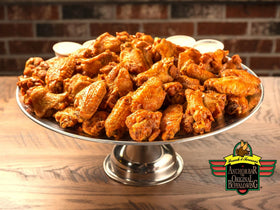 Pack of three Anchor Bar Buffalo Wing Sauce for entertaining.