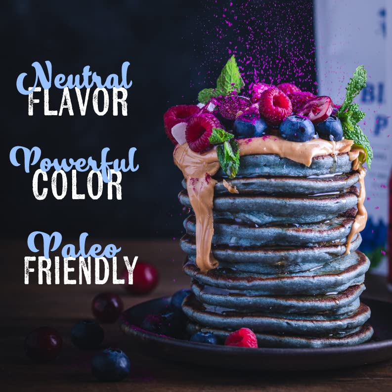 Ancient Choice butterfly pea flower powder color-shift latte with citrus