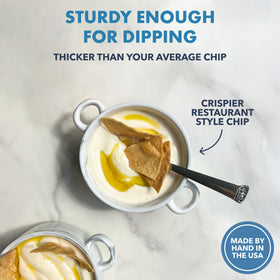 Chips fried in grass-fed beef tallow for rich flavor