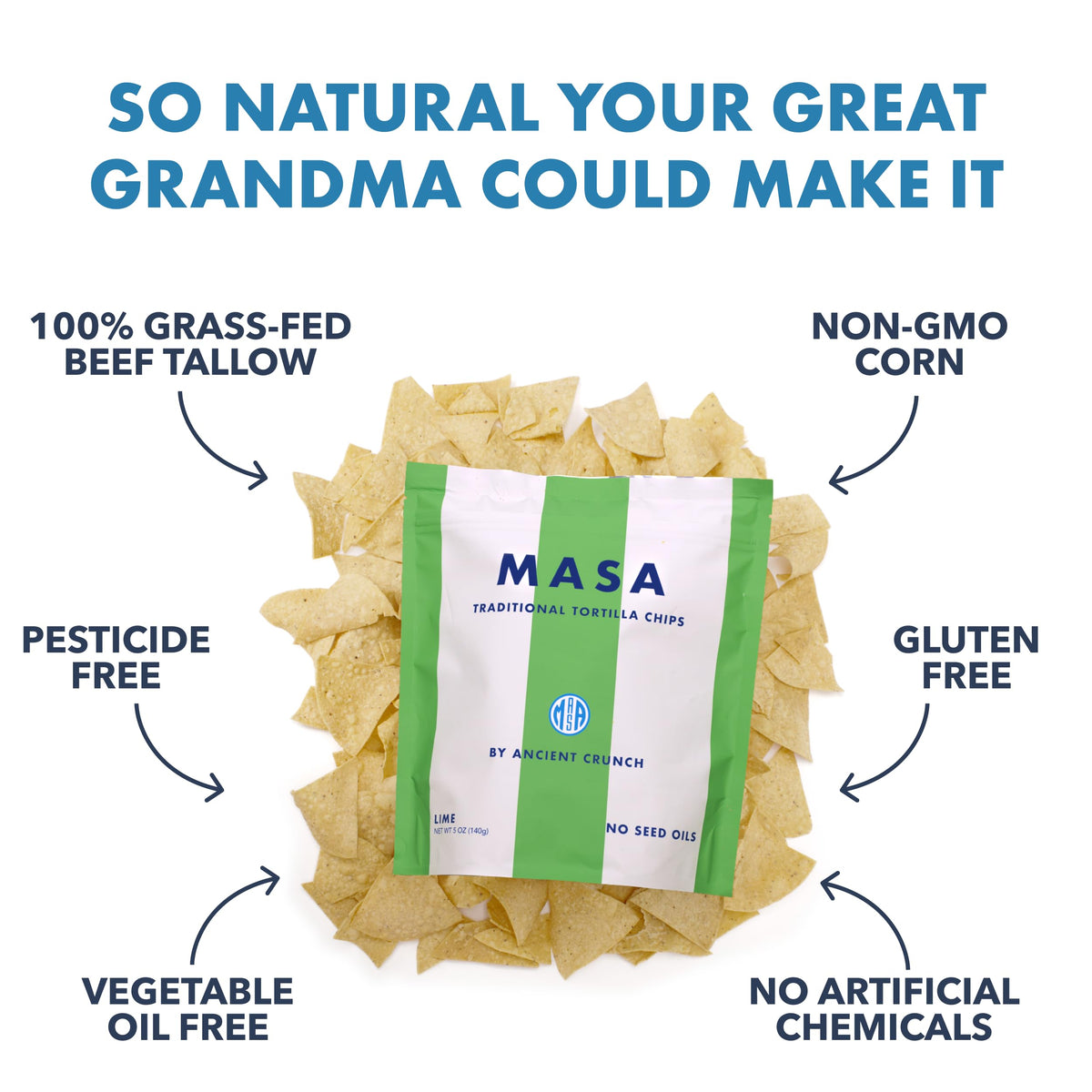 Ancient Crunch handmade small-batch chips, crafted with care.
