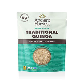 Ancient Harvest Traditional Quinoa bag ready for quick, protein-rich meals.