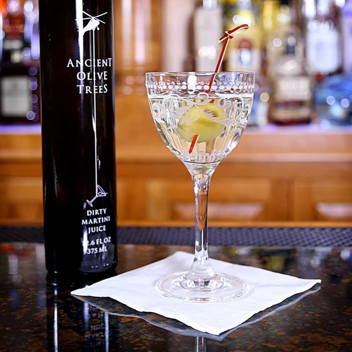 ANCIENT OLIVE TREES martini-glass-scene demonstrates versatile use with vermouth