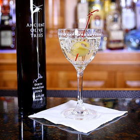 ANCIENT OLIVE TREES martini-glass-scene demonstrates versatile use with vermouth