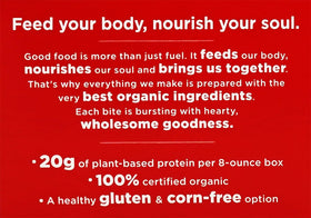 Andean Dream Org spaghetti quinoa pasta ingredients view highlighting quinoa based protein