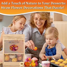 Andekas DIY floral crafts kit offers edible petals for crafts and gifts.