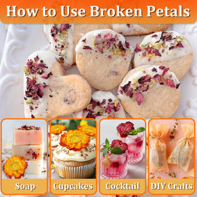 Andekas dried blossoms ideal for DIY crafts and party decor.