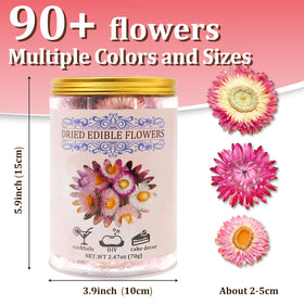 Andekas gift-packaging strawflowers come in reusable jars for premium, gift-ready decorating sets.