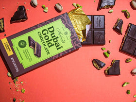 Andreano Dubai Gold Belgian chocolate base deepens flavor and velvet finish.