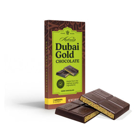 Andreano Dubai Gold pistachio bar offers rich flavor with a satisfying crunch.