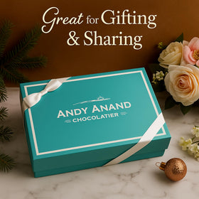 Andy Anand Chocolatier crunchy honey almonds—texture and honey aroma.