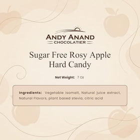 Andy Anand Chocolatier flown-from-Europe sourcing signals premium taste.