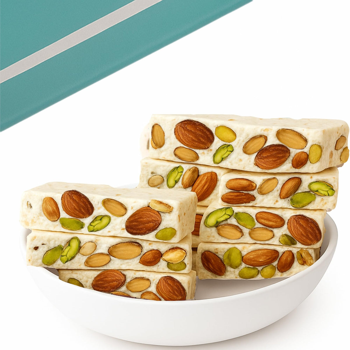 Andy Anand Chocolatier nougat with nuts—rich flavor for gifting.