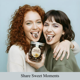 Andy Anand Chocolatier stevia-sweetened espresso candy detail highlights natural sweetness.