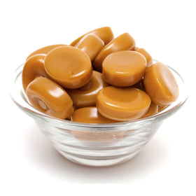 Andy Anand Chocolatier sugar-free butter-toffee with cream close-up showing creamy texture