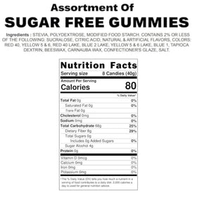 ANDY ANAND Chocolatier sugar-free gummies opened bag showing freshness and soft bite.