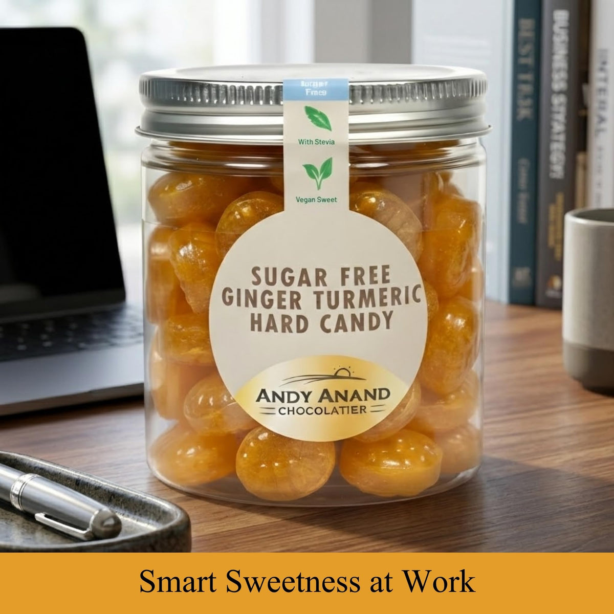 Ginger turmeric candy close-up emphasizing warm aroma and balanced flavor.