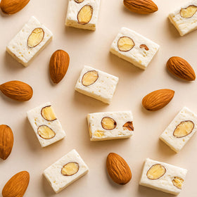 Andy Anand gluten-free dairy-free torrone, suitable for dietary needs.