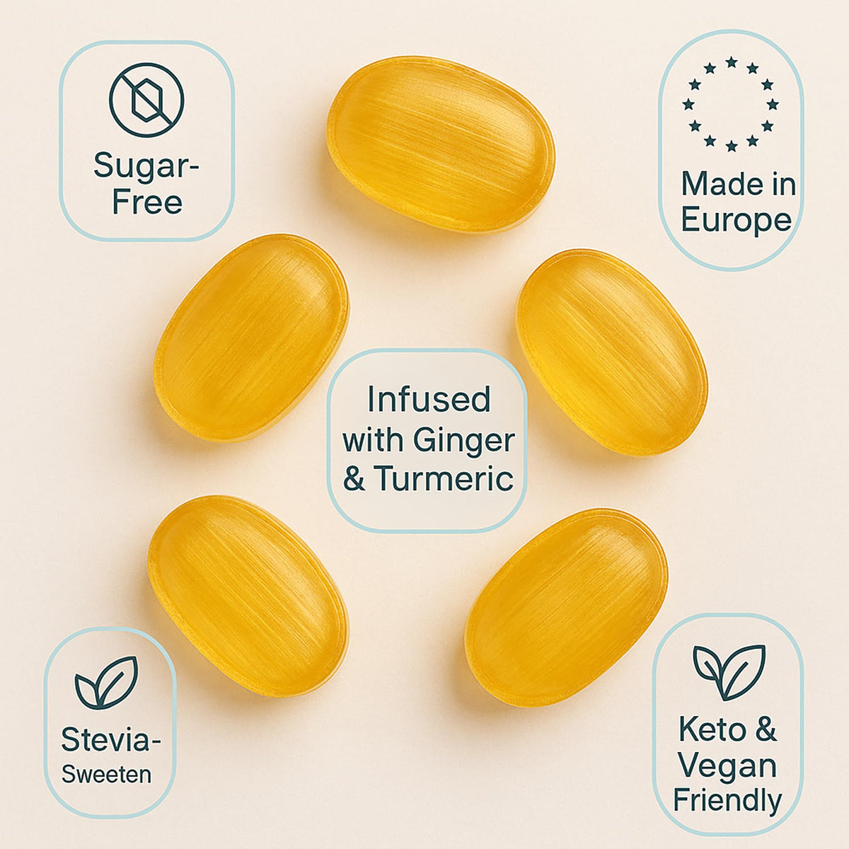 Keto-friendly vegan candy by Andy Anand suited for mindful indulgence.