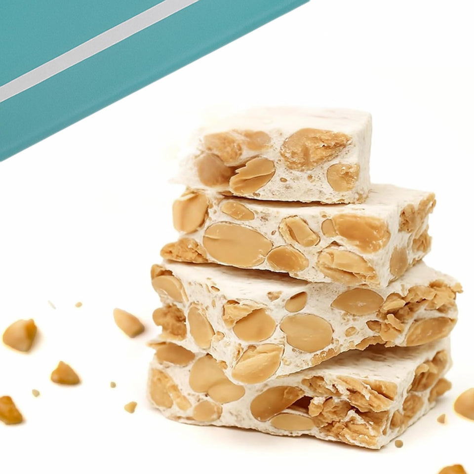 Andy Anand Torrone soft nougat Italian-style 7oz box, ideal for gifting gourmet friends.