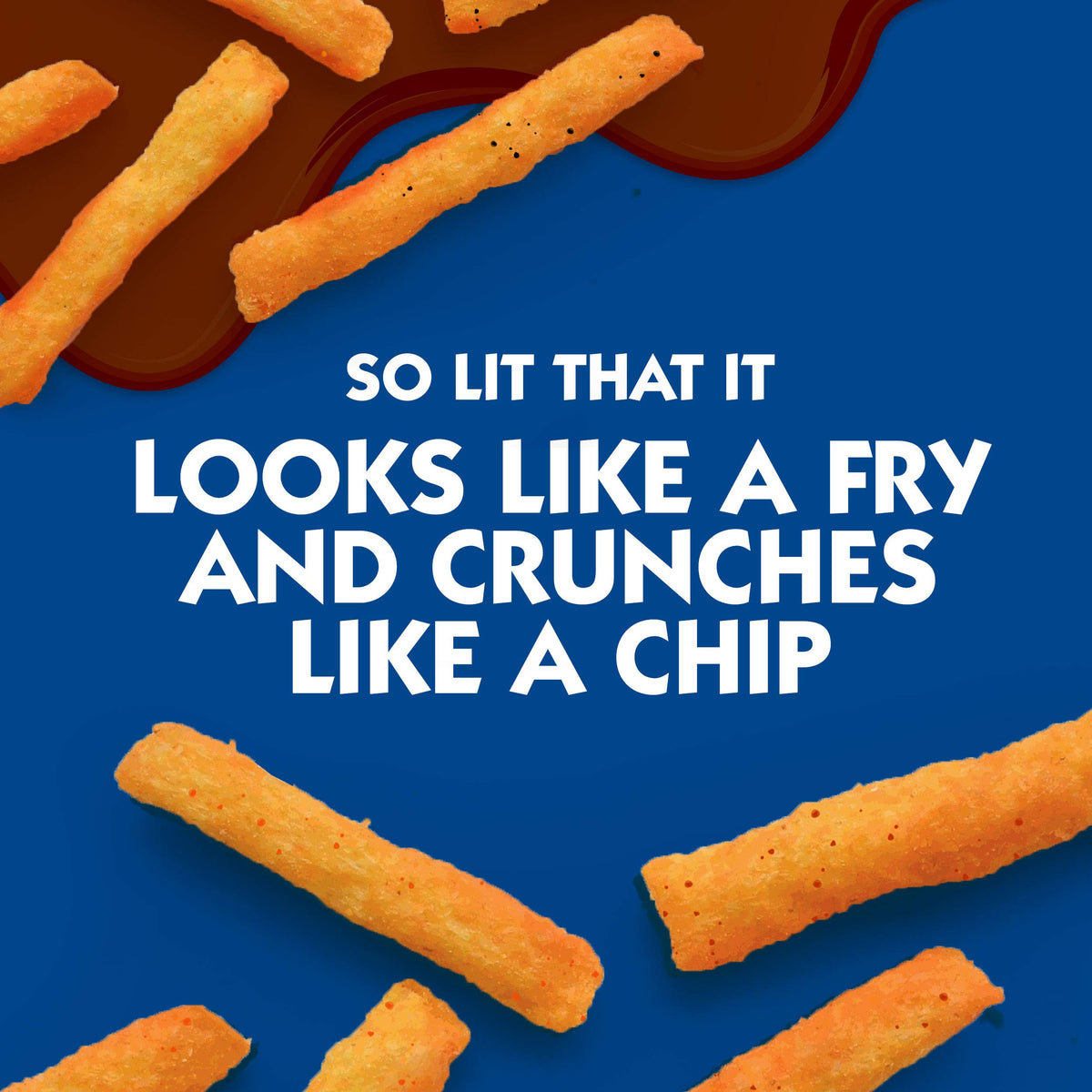 Andy Capp's BBQ Fries 12-pack display signals convenient, shareable snacking