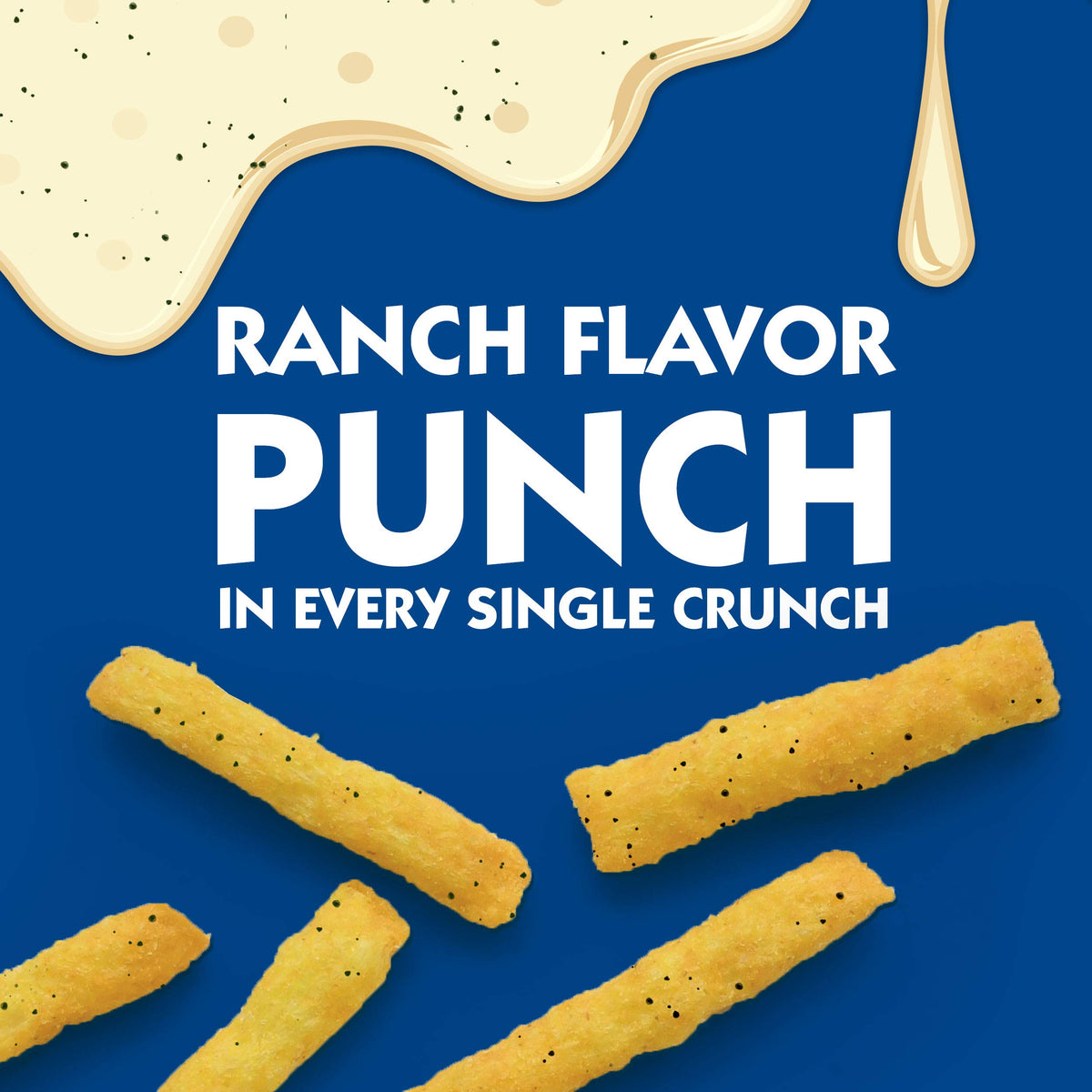 Andy Capp's Ranch Fries bag back with nutrition and serving size details