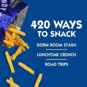 Movie night snack setup with Andy Capp's Ranch Fries on the table