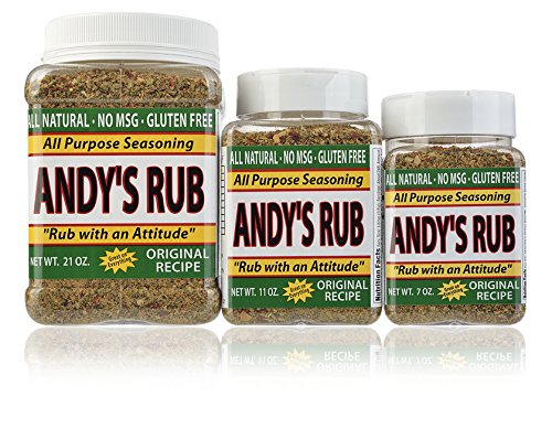 Andy's Rub on potatoes elevates sides with a savory aroma.