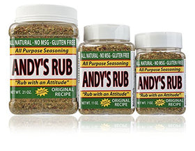 Andy's Rub on potatoes elevates sides with a savory aroma.