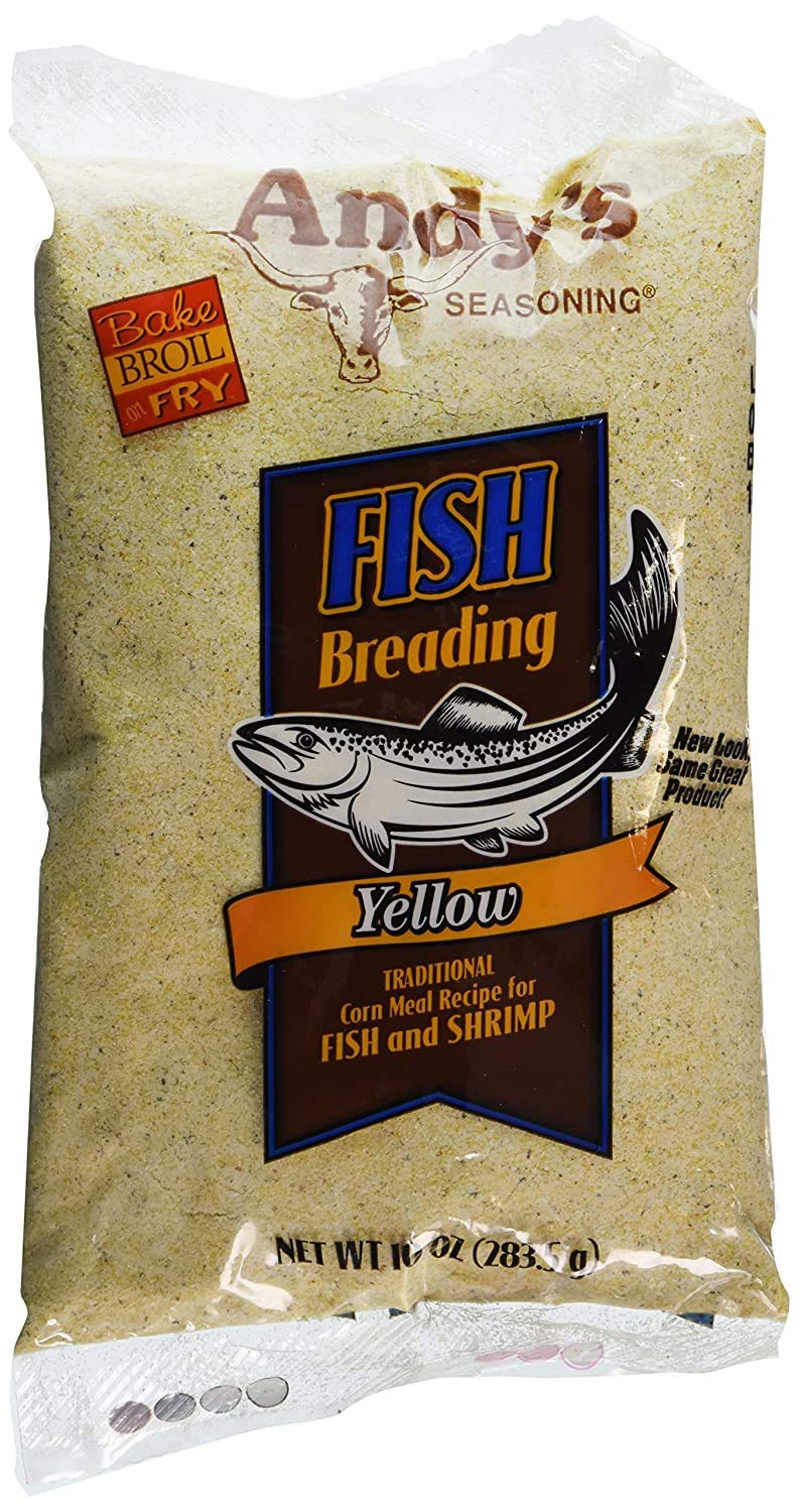 Andys Seasoning Fish Breading Cajun pack adds bold spice to seafood