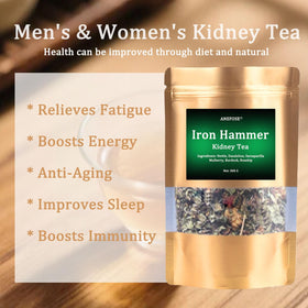 ANEFOSE Iron Hammer Tea brew color demonstrates a rich amber infusion