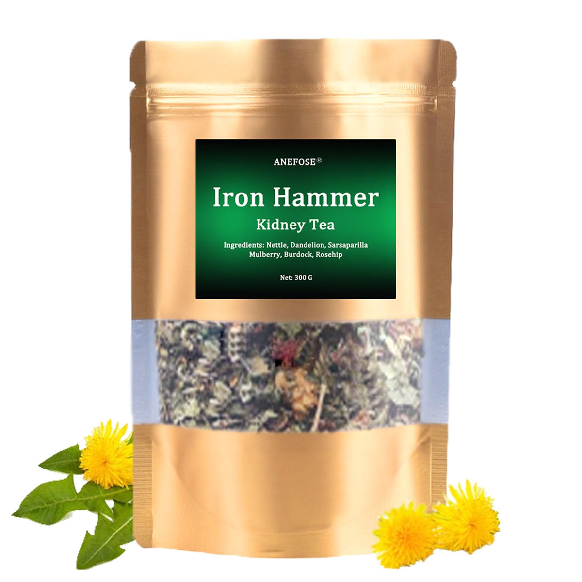 ANEFOSE Iron Hammer Tea steeping cup reveals a fragrant, refreshing brew for late nights