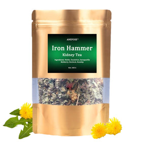 ANEFOSE Iron Hammer Tea steeping cup reveals a fragrant, refreshing brew for late nights