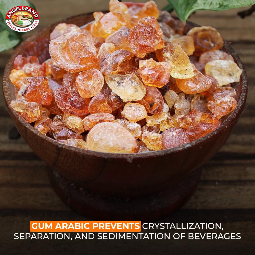 Angel Brand Gum Arabic beverage stabilizer supports emulsified syrups and drinks.