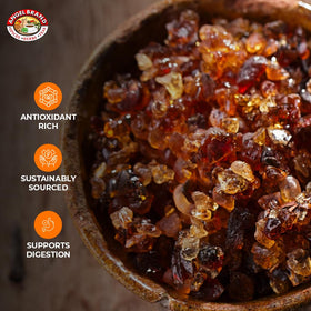 Angel Brand Gum Arabic dissolves in water for quick beverage prep and paints.