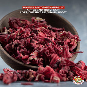 Angel Brand hibiscus tea infusion setup for easy hot or iced drinks.