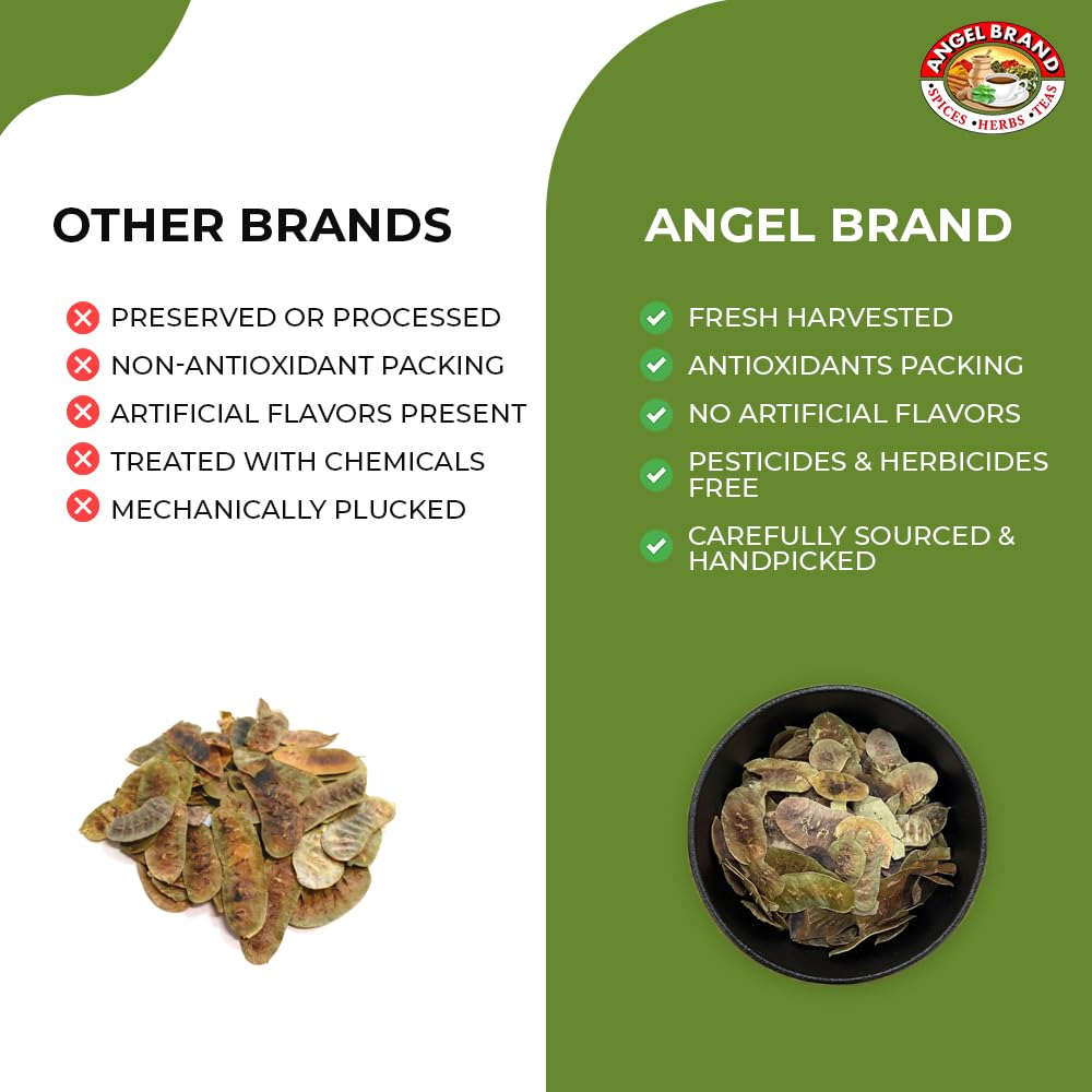 Angel Brand Senna pods, dried form for easy storage and brewing.