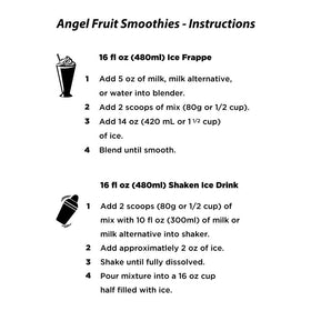 Angel Specialty Honeydew cold drink over ice, refreshing and smooth