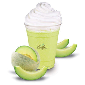 Angel Specialty Honeydew hot drink latte setup delivering creamy aroma