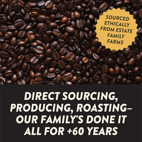 Latte prepared with Angelino's espresso pods showing velvety texture.
