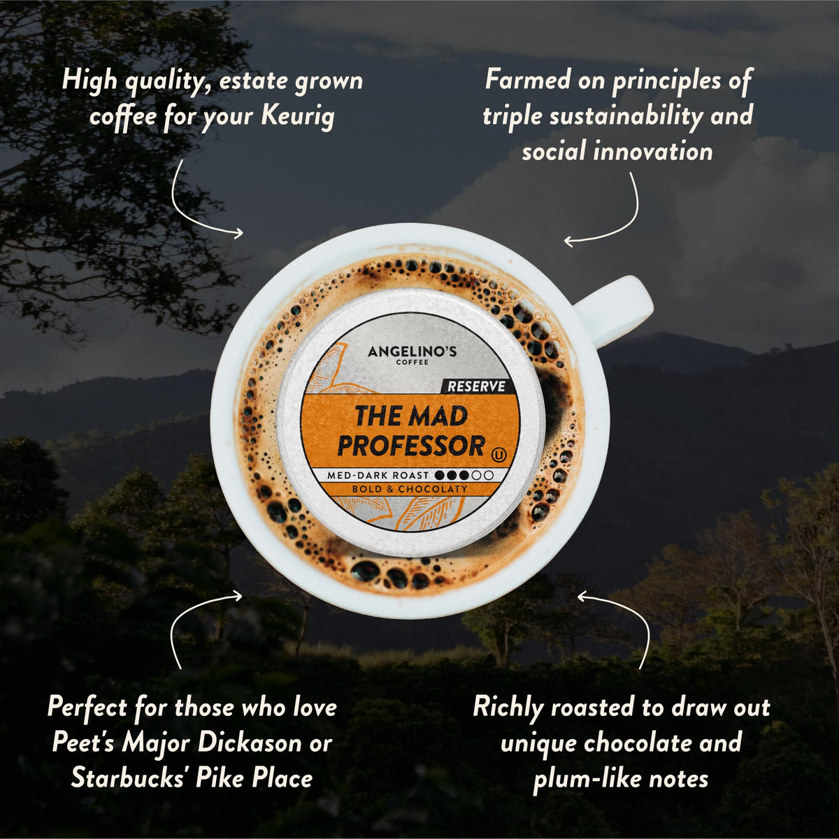 Keurig-compatible pods enable quick brews at home or office