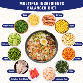 Anggou Classic Ramen Toppings seaweed deepen flavor with traditional kelp aroma.
