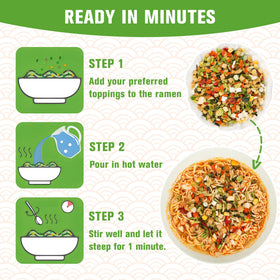 Anggou shelf-stable toppings boosting ramen, soups, or congee with color and texture.