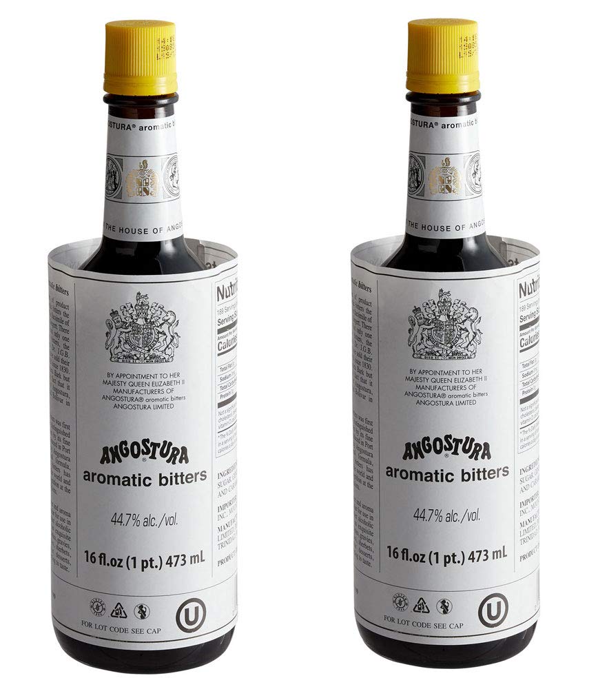ANGOSTURA Aromatic Bitters 16oz bottle front view enhances cocktails with depth and balance.